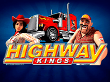 Играть онлайн в автомат дальнобойщиков Highway Kings на деньги